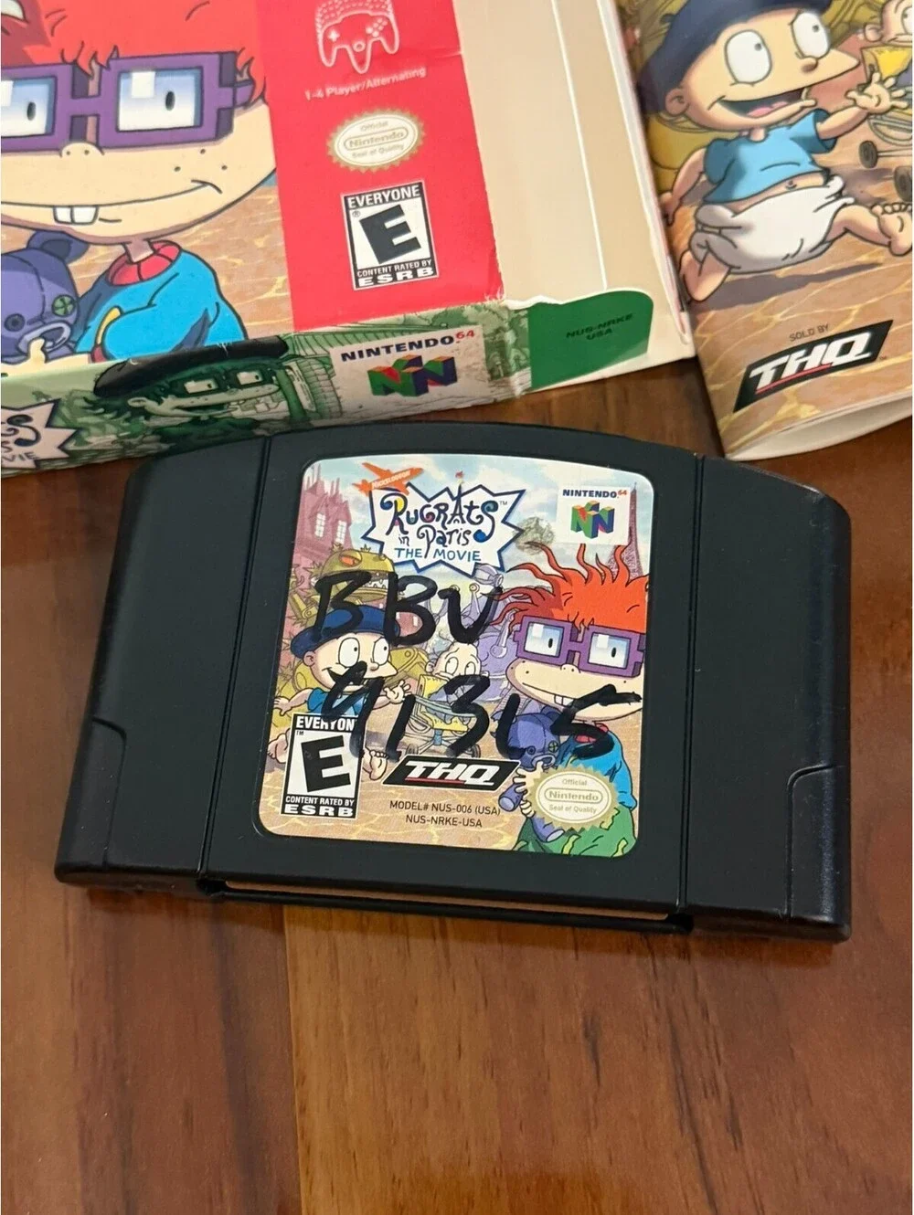 Rugrats in Paris The Movie (Nintendo 64, 2000) N64 Complete CIB Authentic Tested
